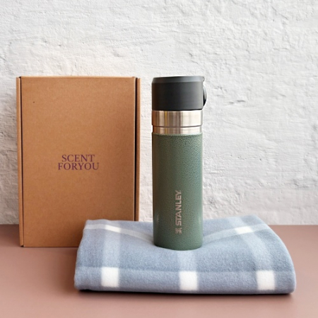 센트포유 스탠리 고진공슬림보틀+패턴담요세트SB9 #2