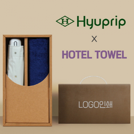 협립 5단 눈꽃 암막 우양산 +코마40수200호텔타월-세트 #2