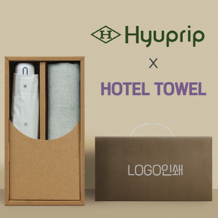 협립 5단 눈꽃 암막 우양산 +뱀부170세면타월-세트 #2