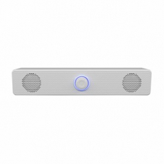 EBUFF 컴퓨터 사운드바 스피커 화이트