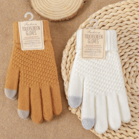스마트폰터치장갑 겨울장갑 기모장갑 꽈배기니트장갑 터치장갑 #3