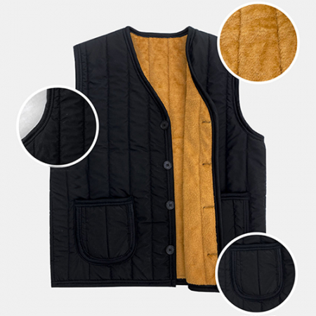 겨울 융털조끼 따뜻한 누빔조끼 남녀공용 김장조끼 방한 베스트조끼 #2