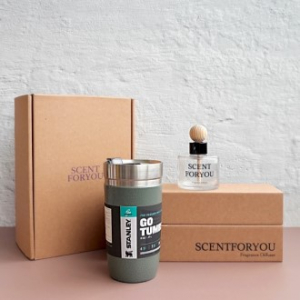 FINE 센트포유 차량용디퓨저 120ml 1구+스탠리 고 진공텀블러473ml 세트 SS6