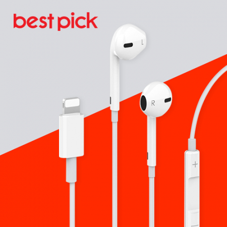 베스트픽 이어핏 유선 모바일 이어폰 8핀 #2