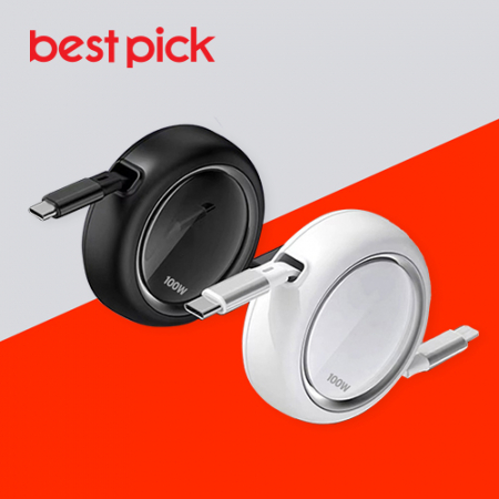 베스트픽 100W CtoC 1.0m 릴타입 데이터 충전 케이블 #2