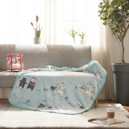 부드럽고 따뜻한 밍크스타일 극세사 무릎담요 6종 #3