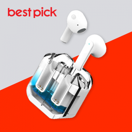 베스트픽 크리스탈 TWS 블루투스 5.3 LCD 이어폰 이어셋 #2