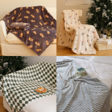 극세사 담요 두꺼운담요 겨울판촉물 150*100 #2