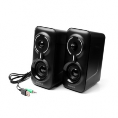 보스위즈 RGB LED 2채널 유선 USB 스피커 BOS-GS350U