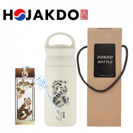 한국전통 호작도텀블러 독도보틀 데이오프 350ml 책갈피 북마크 기념품 #3