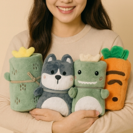 캐릭터담요 겨울 무릎담요 블랭킷 행사 기념품 증정 사은품 #2