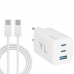 작은이미지: YL 2세대 미니 GaN 65W PD PPS QC4.0 플러스 3포트 멀티 USB-A C타입 초고속 충전기 어댑터 #2