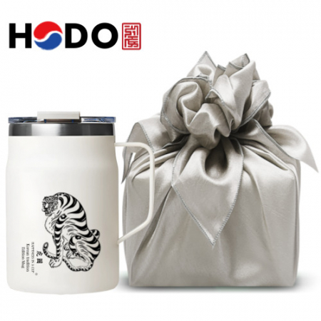 한국전통 호랑이 파우더 머그 독도보틀 480ml 보자기포장 선물세트 #3