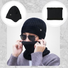 윈터리에 데일리 니트 비니 넥워머 세트 남녀공용