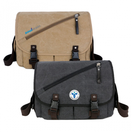 B209 빈티지 캔버스 크로스백 캐주얼 패션 가방 인쇄 답례품 #3