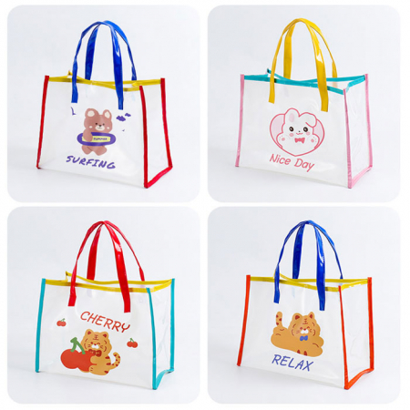 B206 큐티캐릭터 젤리백 비치백 방수 다용도 목욕 수영 가방 인쇄 답례품 #2
