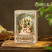 작은이미지: 생활더봄 엔틱 북모양 크리스마스 오르골 LED 무드등 스노우볼 인테리어 장식 #4