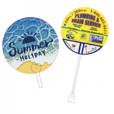 PP효자손 부채(손잡이 29.5cm) #2