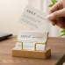 작은이미지: 하이엔드 명함 홀더 데스크탑 카드 디스플레이 보관상자 로고인쇄 판촉물 기념품용 J08 #2