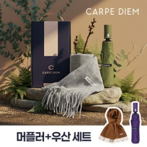 카르페디엠 3HH3S024 머플러 우산 세트