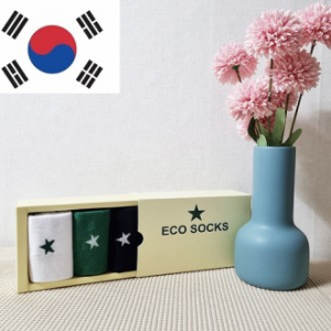 국내 제조 프리미엄 코마사 EcoSocks 고급케이스 3족세트