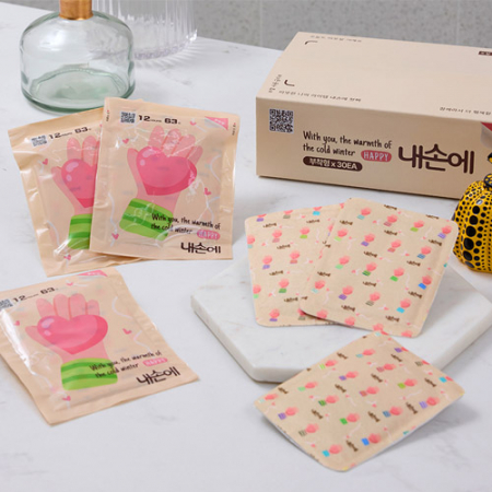 마하 하트 찜질 부착형 핫팩 45g / 240개  1박스 단위 #2