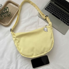 미니미 캔버스 크로스백 O028