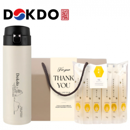 독도보틀 40240 보온보냉 원터치 텀블러 470ml 사양 벌꿀 스틱 10개입 선물세트 #3