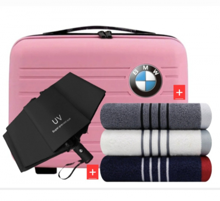 3단 자동 양우산+캐리어 가방 레디백+송월타올 #2