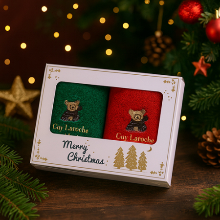 기라로쉬 베어 크리스마스수건 2매선물세트 #2