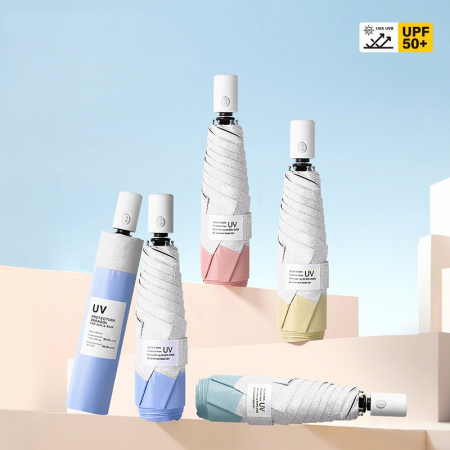 아이스 크리스탈 경량 자동 3단 양우산 #2