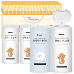 프레스코 뽑아쓰는 원터치 티슈/위생백세트9호(4종)