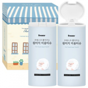 프레스코 뽑아쓰는 원터치 티슈세트3호(2종)