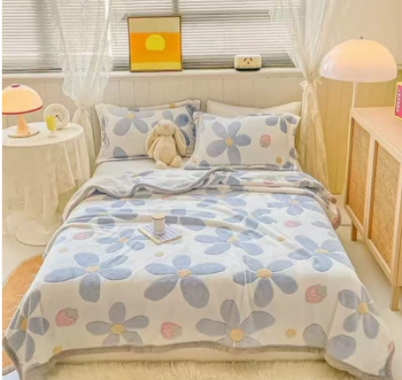 아기자기 파스텔 극세사 대형담요 200*150 #2