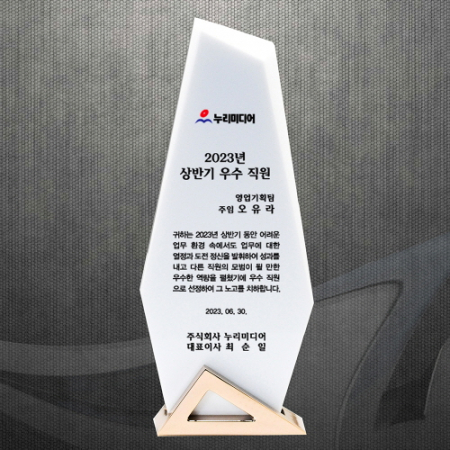 공로 재직기념 감사 위촉패 DS12-21-2 #2