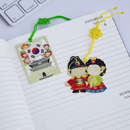 금장북마크 (태극기 외) 책갈피 미니책갈피 책꽂이 #2