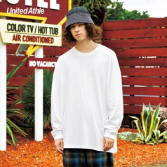 매직 UA 오버핏 17수 라운드 긴팔 티셔츠 손목 시보리 빅실루엣 롱슬리브