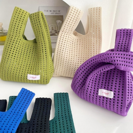 마하 니트 손가방 토트 백 니트백  미니백 #2