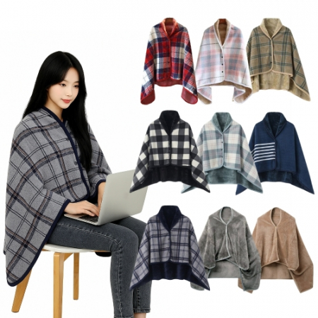 다온 똑딱이 망토담요 극세사 무릎담요 차량용 캠핑담요 #2
