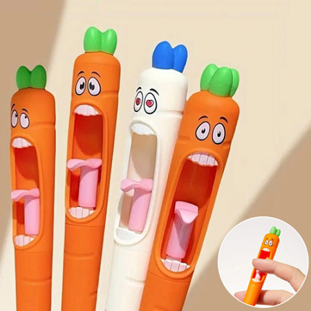 기절초풍캐럿볼펜(당근볼펜)(초저점도니들심) #3