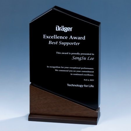 슬림형 우드크리스탈 상패 K2026) 113-3 #2