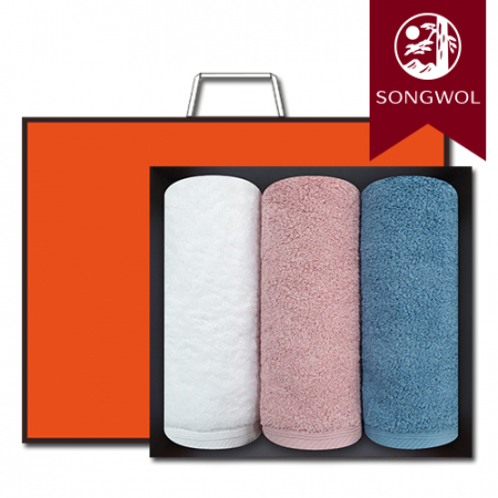송월타올 파미유 180g (40수/40*80cm) 3매입 선물세트(박스+쇼핑백 포함) #2