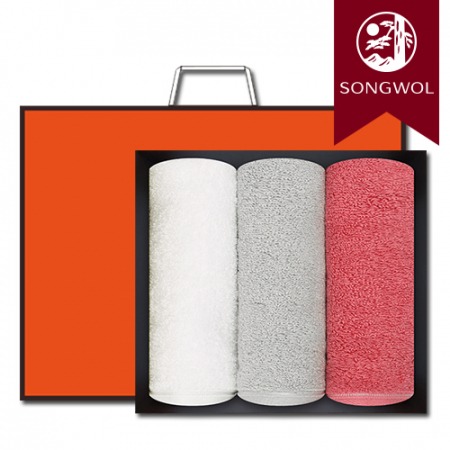 송월타올 컬러풀170g (30수/40*80cm) 3매입 선물세트(박스+쇼핑백 포함) #2