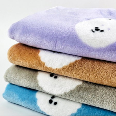 큐티 비숑숑 극세사 담요 #3