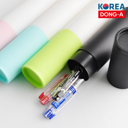 동아 파인테크 볼펜 바닐라 원통 3P세트 #2