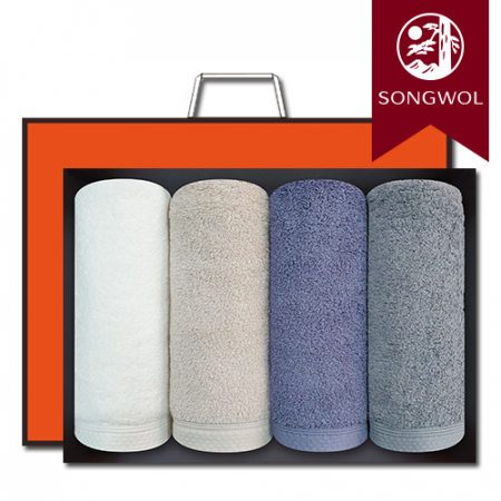 송월타올 샹떼 160g (40수/40*80cm) 4매입 선물세트(박스+쇼핑백 포함) #2