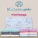 작은이미지: 미켈란젤로 마시멜로 세면타월 5P #2