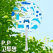 (PP)단면칼라인쇄 PP 고투 명 0.6T 원형 에스팬시부채 자루 부채