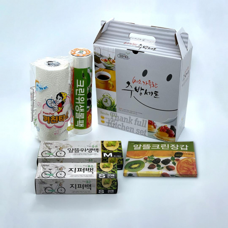 더 좋은 주방5종세트 알뜰팩100+알뜰장갑50+지퍼소20+롤백100매+키친타올 #2
