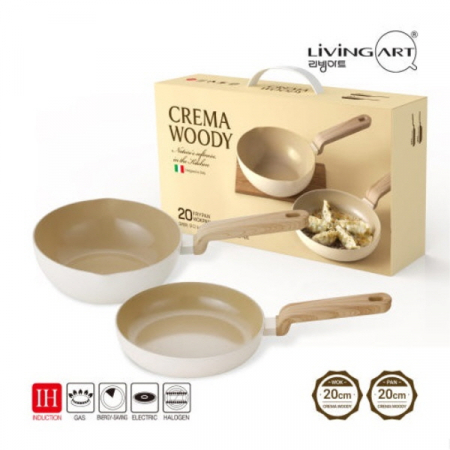 크레마우디 인덕션 세라믹 후라이.궁중팬2종 20cm #2